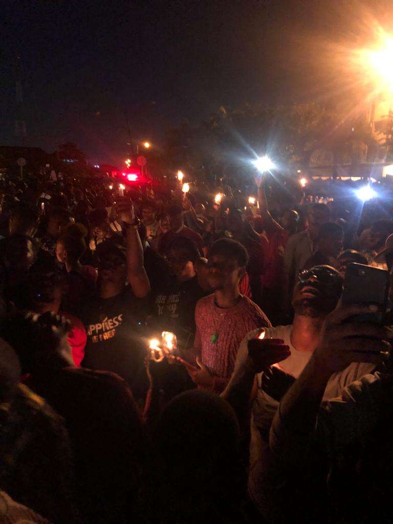 Candlelight procession