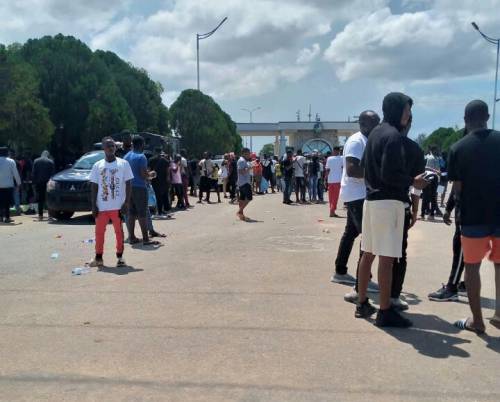 Delta protesters