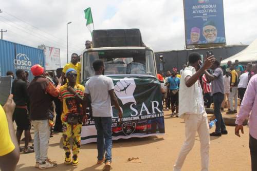 #EndSARS protesters in Ondo