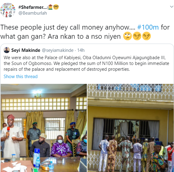 Nigerians slam Governor Makinde