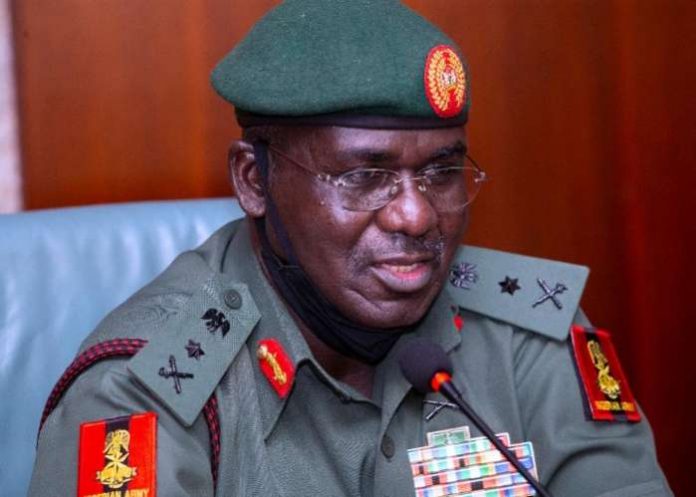 Chief of Army Staff, Lt. Gen. Tukur Buratai, on Monday met with President Muhammadu Buhari to brief him on efforts by the military to tame the wave of banditry and terrorism, especially in the North. Chief of Army Staff, Lt. Gen. Tukur Buratai, on Monday met with President Muhammadu Buhari to brief him on efforts by the military to tame the wave of banditry and terrorism, especially in the North.