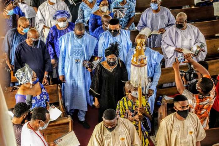 5. Bolu Akin Olugbade, the Ogun state born billionaire, who died from Covid19 complications on January 14th 2021 at Paelon Hospital, Lagos, has finally been buried. The Aare Onakankafo of Owu kingdom was buried on Thursday February 4th.