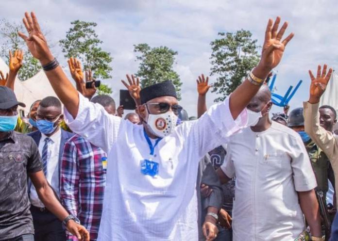 The governor of Ondo State, Rotimi Akeredolu, has reacted to his victory at the primary election of the All Progressives Congress (APC). The governor of Ondo State, Rotimi Akeredolu, has reacted to his victory at the primary election of the All Progressives Congress (APC).
