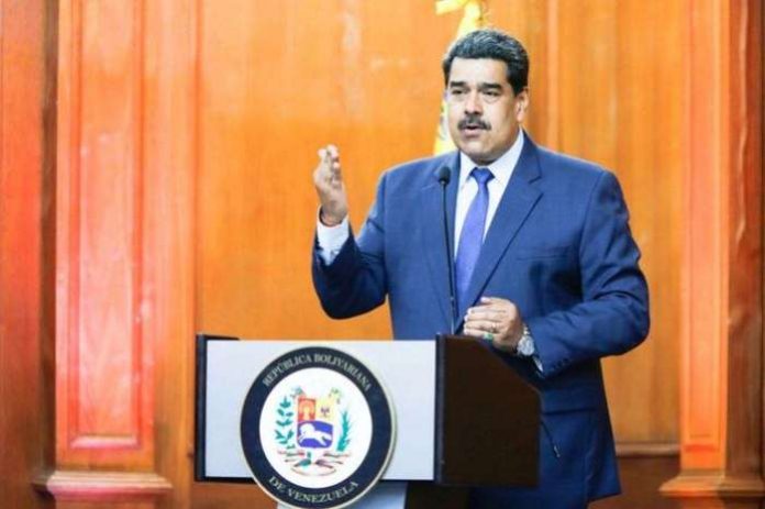 FILE PHOTO - Venezuela’s President Nicolas Maduro speaks in Caracas, Venezuela June 29, 2020. Miraflores Palace-Handout via REUTERS FILE PHOTO - Venezuela’s President Nicolas Maduro speaks in Caracas, Venezuela June 29, 2020. Miraflores Palace-Handout via REUTERS