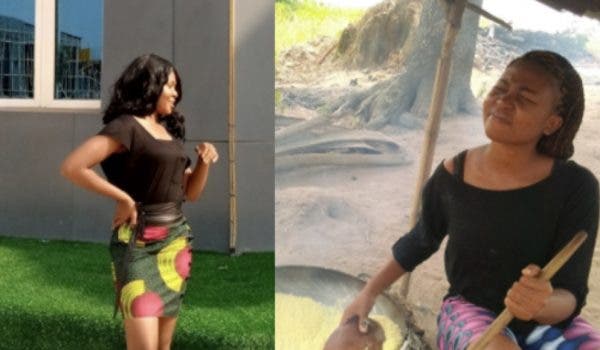 The girl showed off her slaying photos
