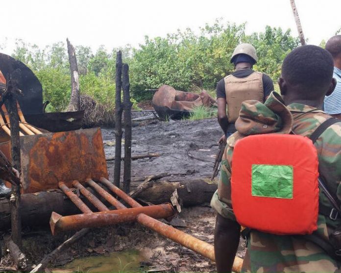 Nigerian Navy | Illegal Refinery