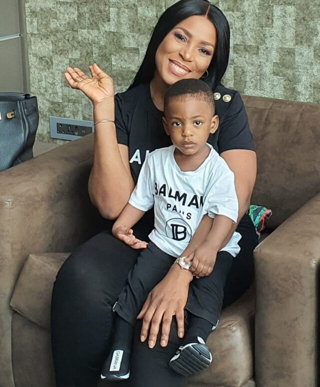Linda and son, Jayce