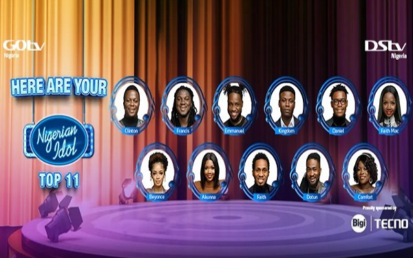 Meet Nigerian Idols’ Top 11 Contestants - EyeWitness101 Nigeria