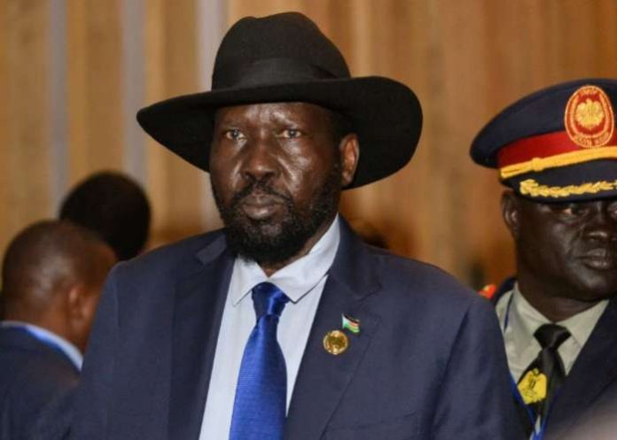 South Sudanese President Salva Kiir arrives for talks at the African Union aimed at forming a power-sharing government ahead of a February 22 deadline, in Addis Ababa on February 08, 2020. (Photo by MICHAEL TEWELDE - AFP) South Sudanese President Salva Kiir arrives for talks at the African Union aimed at forming a power-sharing government ahead of a February 22 deadline, in Addis Ababa on February 08, 2020. (Photo by MICHAEL TEWELDE - AFP)