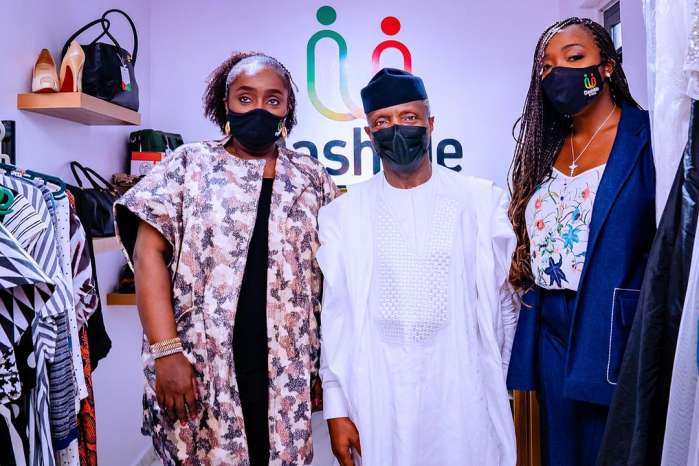 4. Prof. Osinbajo stated this Sunday in Lagos at the inauguration of the Dash Me Store, an outfit of the Dash Me Foundation founded by the immediate past Finance Minister, Mrs Kemi Adeosun.